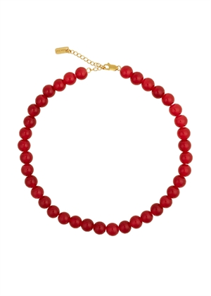 Candy Coral Berry M necklace Red Gilded House Of Vincent 